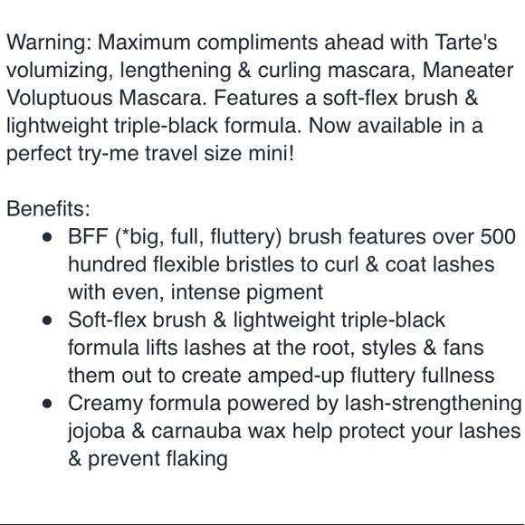Tarte Maneater Voluptuous Mascara - Picture 13 of 14